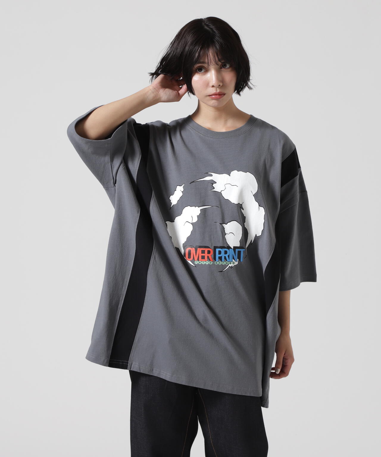 overprint/オーバープリント/CLOUD TEE