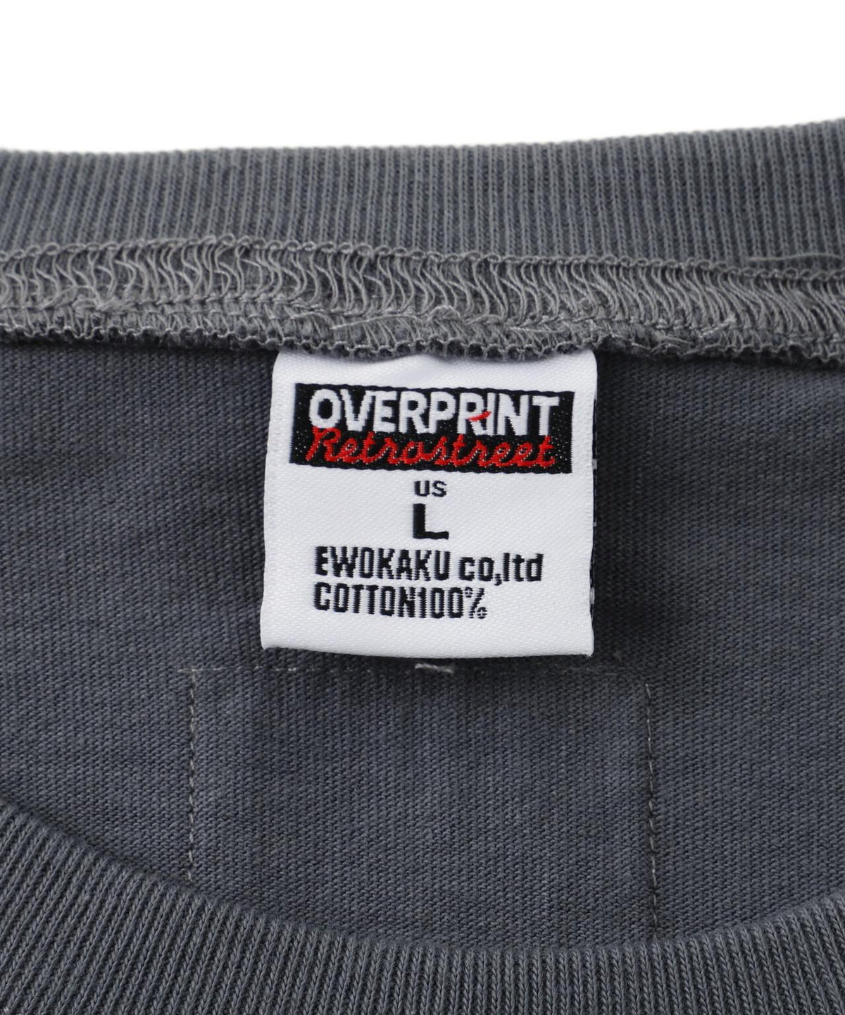 overprint/オーバープリント/COVER TEE