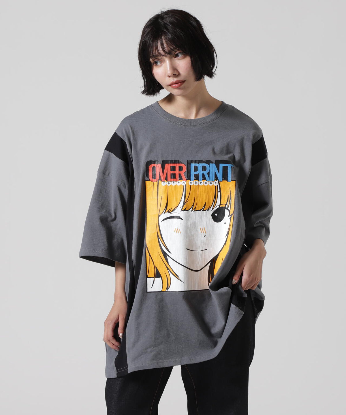 overprint/オーバープリント/COVER TEE