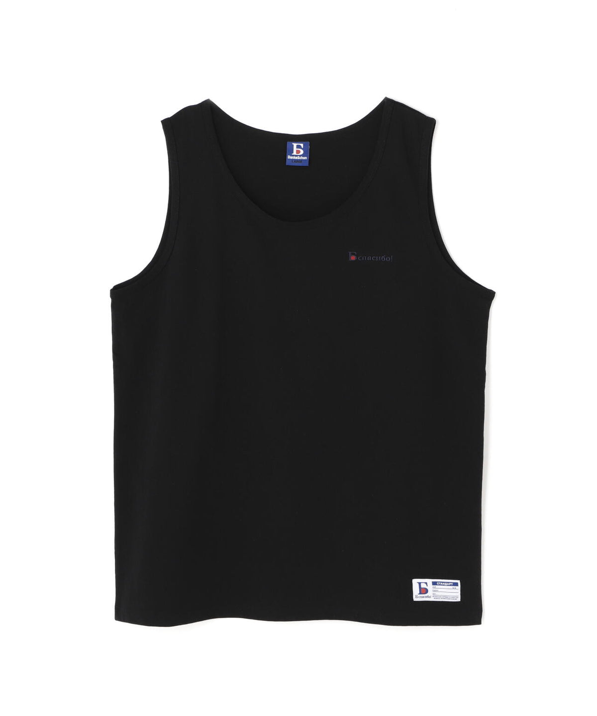 【WEB&DEPOT限定】DankeSchon/ダンケシェーン/16OE TANKTOP LOGO