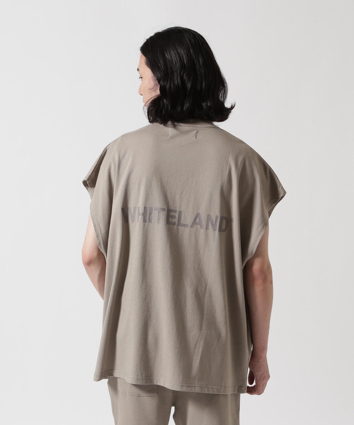 【WEB&DEPOT限定】WHITELAND/ホワイトランド/OWL LOGO NOSLEEVE TEE