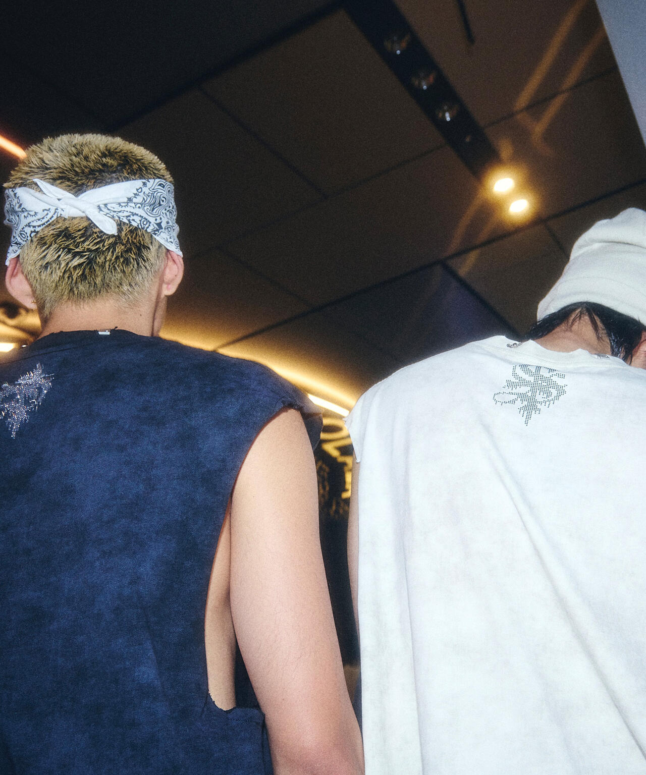 SUPPLIER/サプライヤー/【LHP EXCLUSIVE】DAMAGE PIERCED CROSS NOSLEEVE