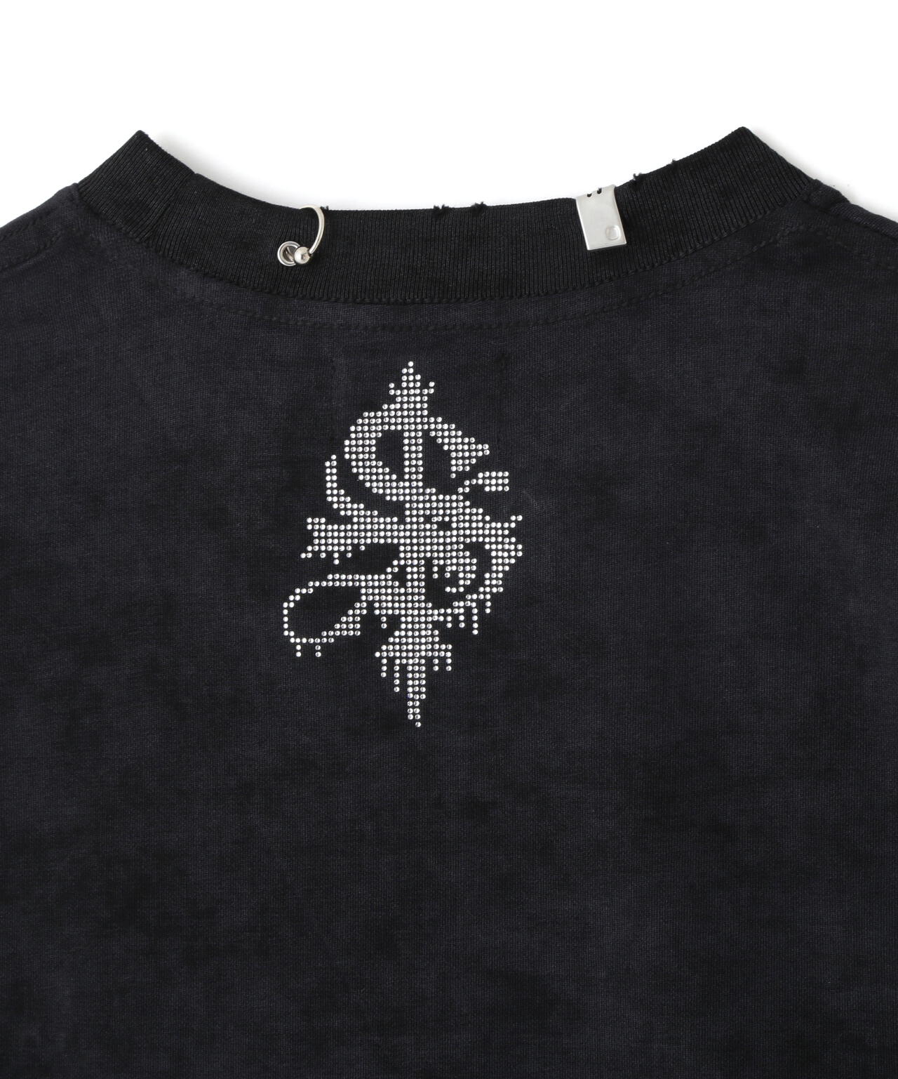 SUPPLIER/サプライヤー/【LHP EXCLUSIVE】DAMAGE PIERCED CROSS NOSLEEVE