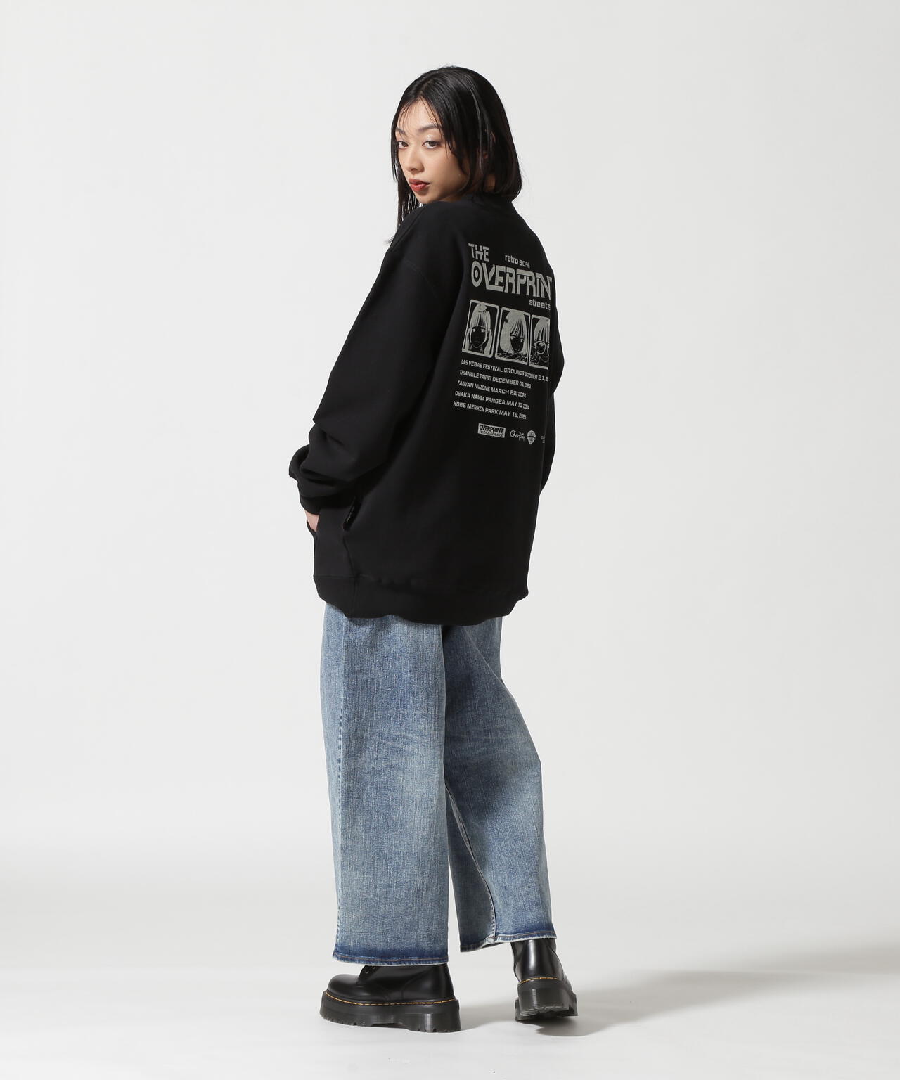 overprint/オーバープリント/3 PIECE BAND BOX LOGO SWEAT
