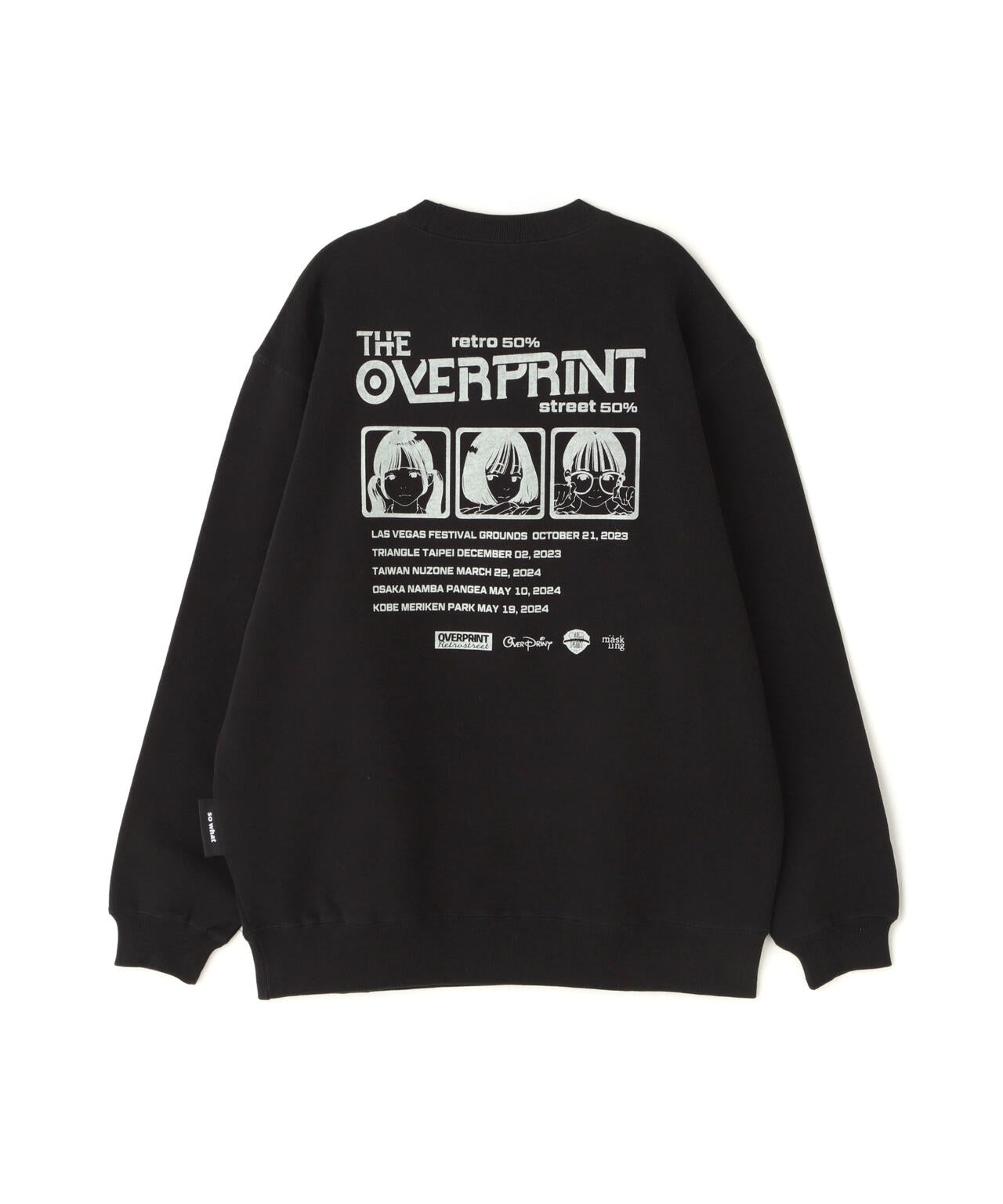 overprint/オーバープリント/3 PIECE BAND BOX LOGO SWEAT