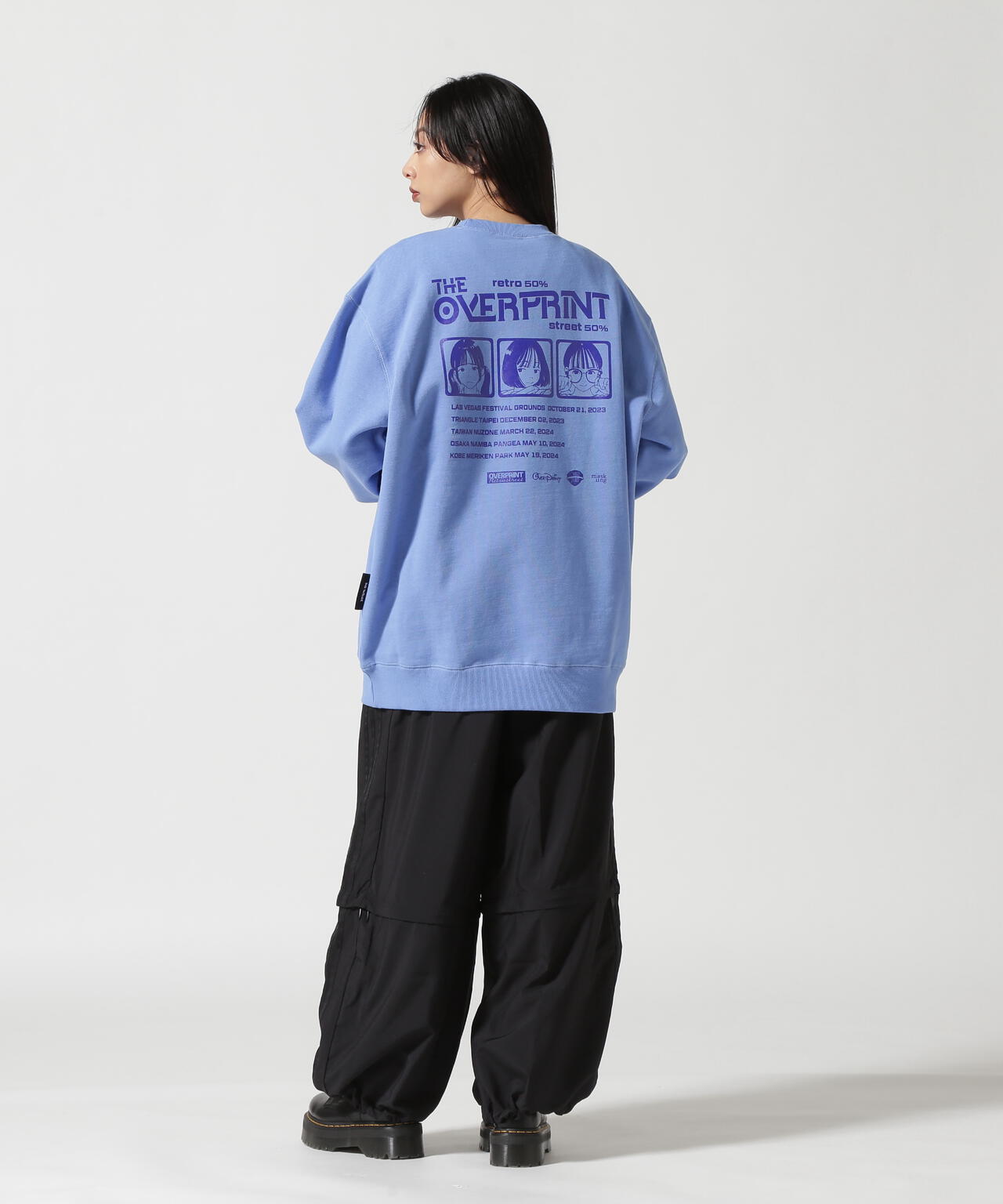 overprint/オーバープリント/3 PIECE BAND BOX LOGO SWEAT