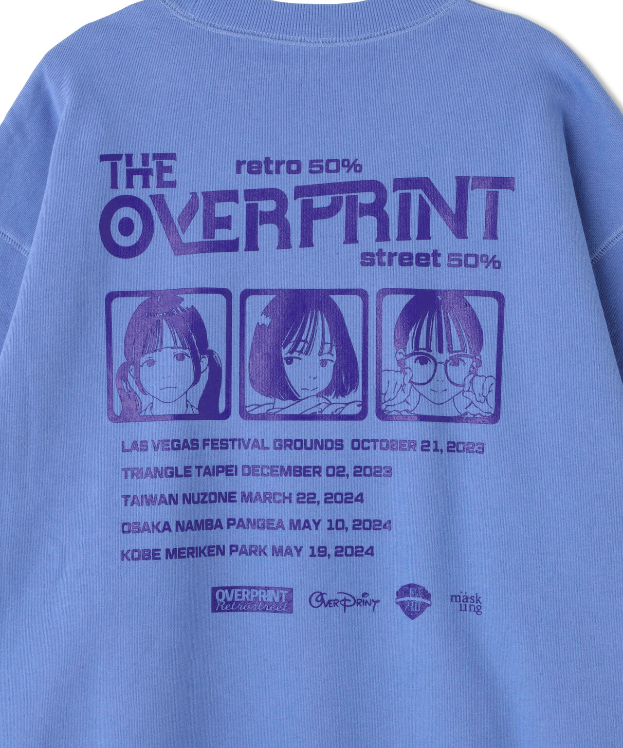 overprint/オーバープリント/3 PIECE BAND BOX LOGO SWEAT