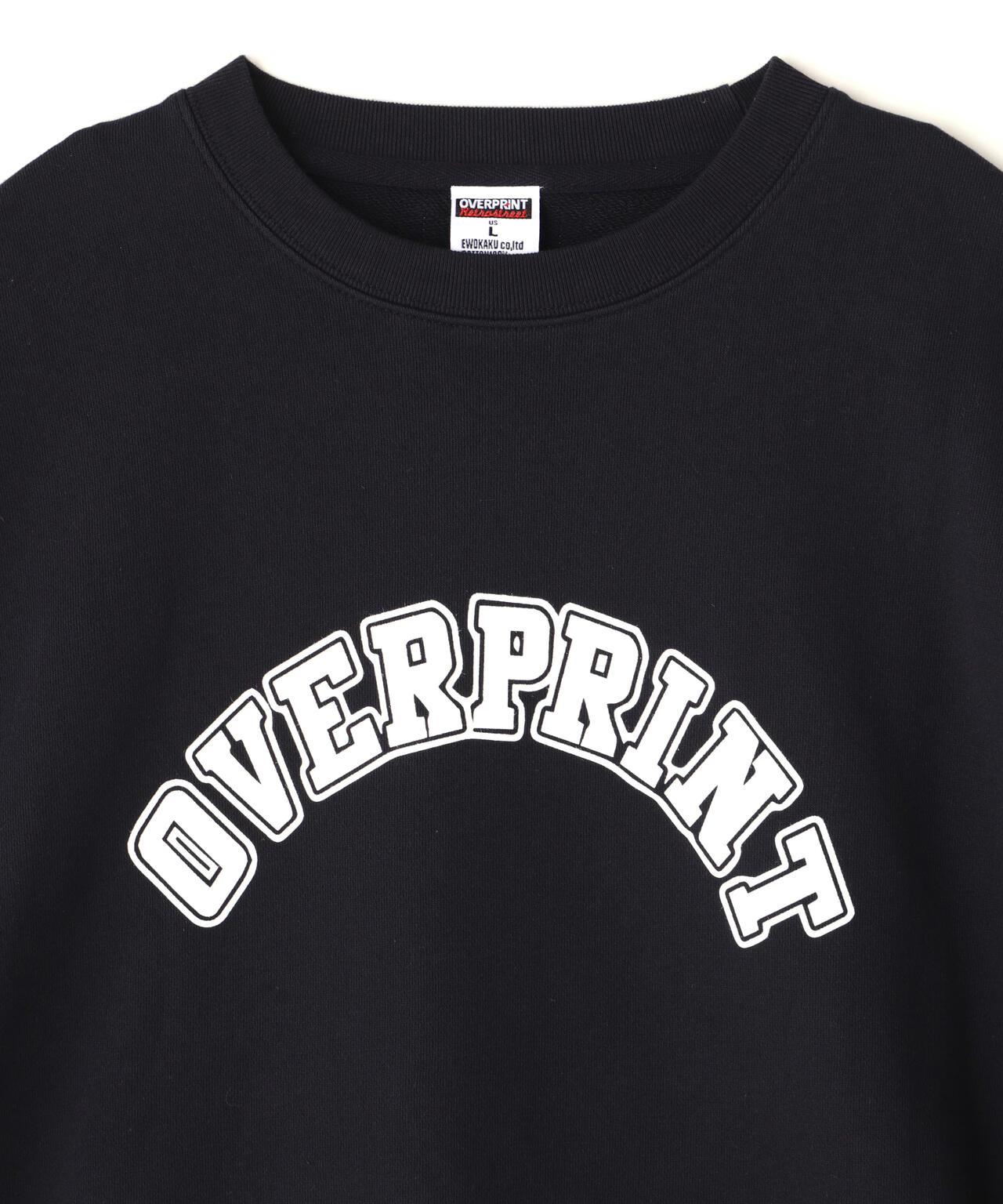 overprint/オーバープリント/PHOTO SHOOTING SWEATSHIRT