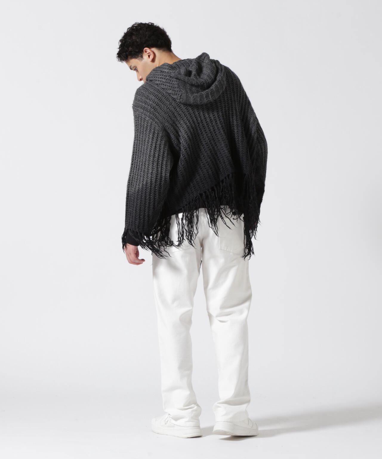 DankeSchon/ダンケシェーン/GRADATION KNIT HOODIE
