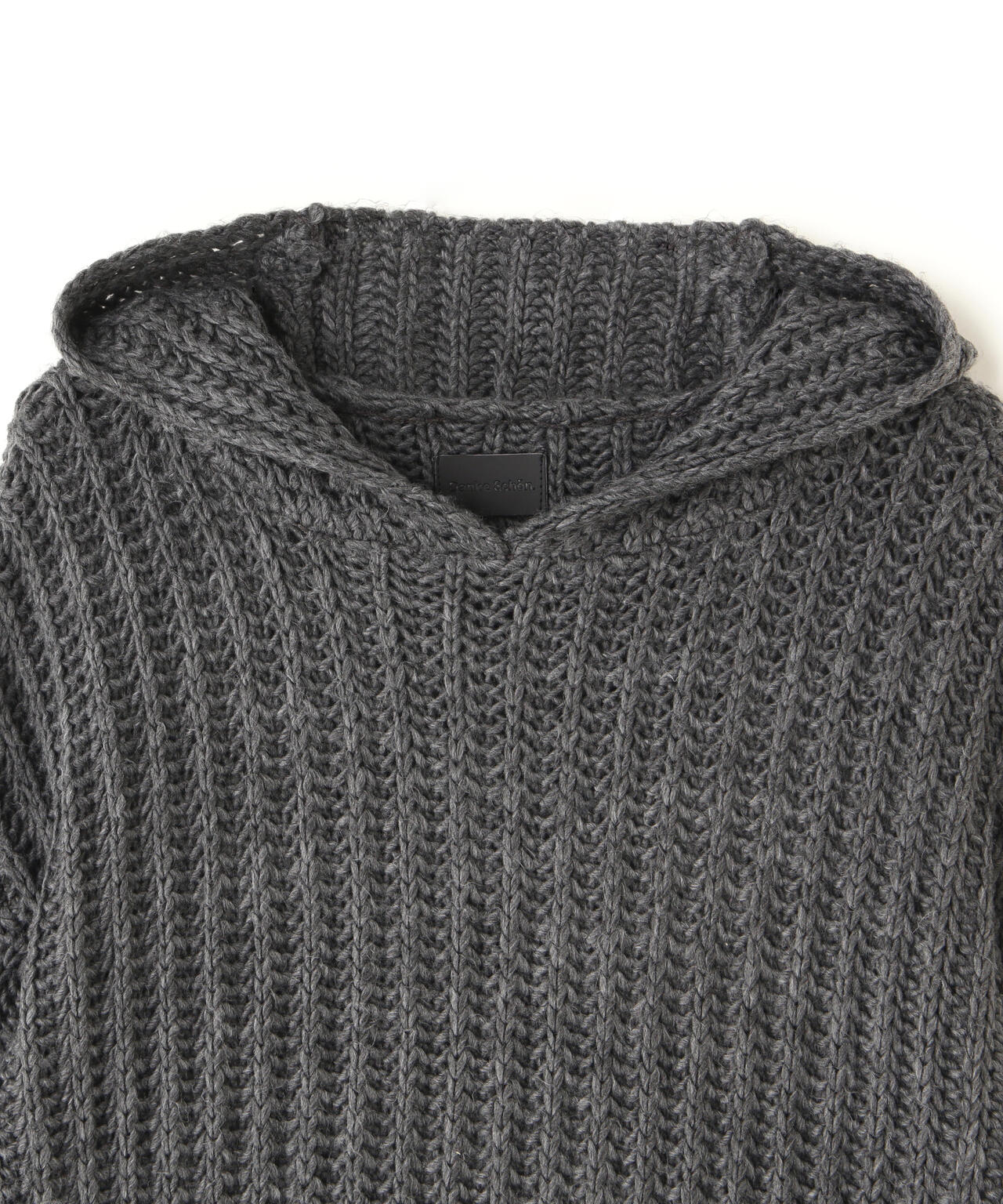 DankeSchon/ダンケシェーン/GRADATION KNIT HOODIE