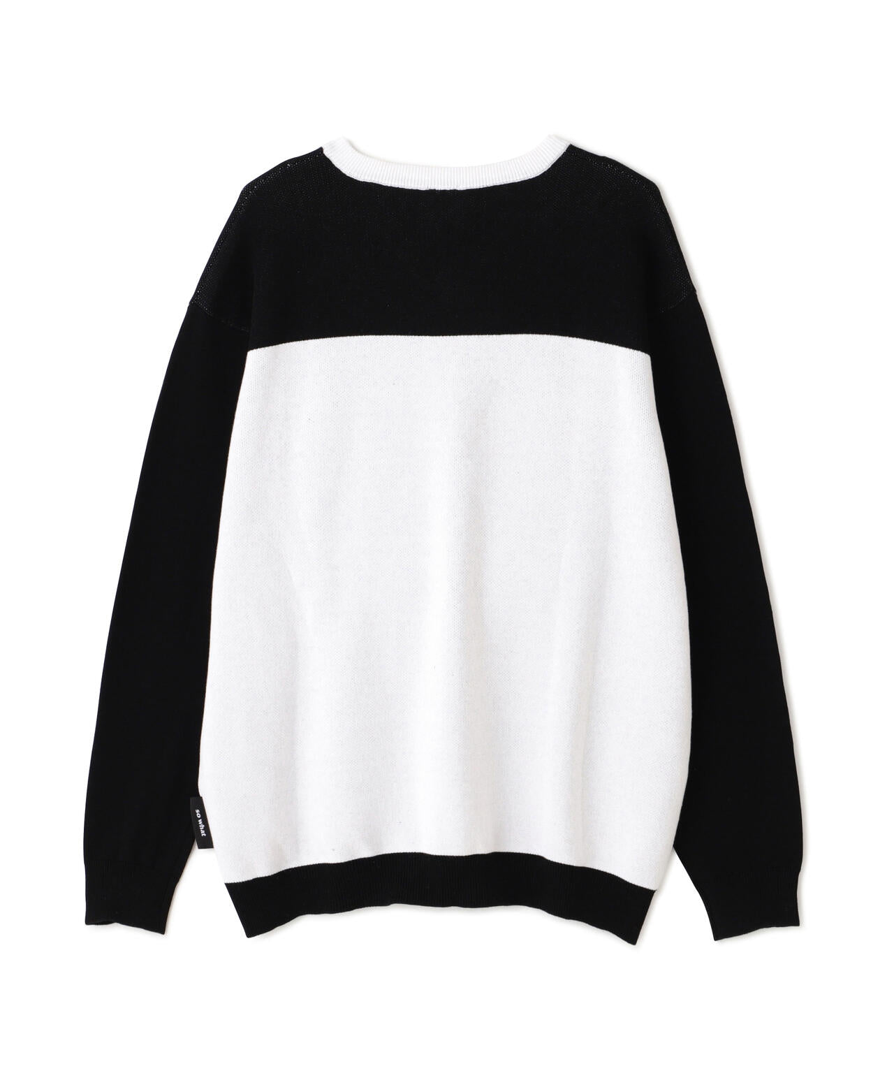 overprint/オーバープリント/OVAL V NECK COTTON KNIT