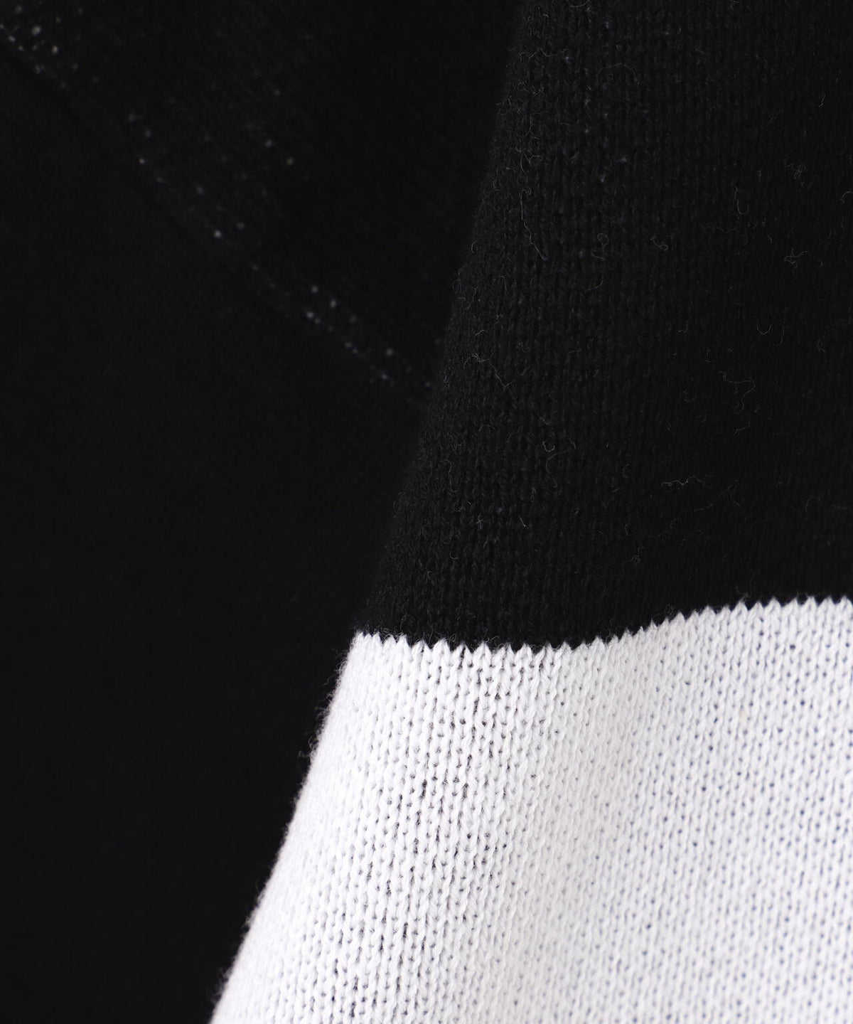 overprint/オーバープリント/OVAL V NECK COTTON KNIT