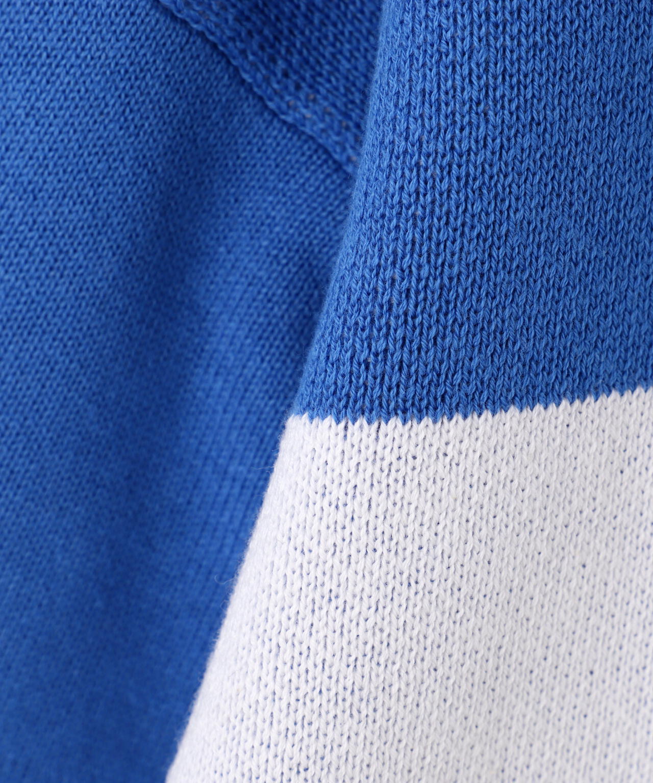 overprint/オーバープリント/OVAL V NECK COTTON KNIT