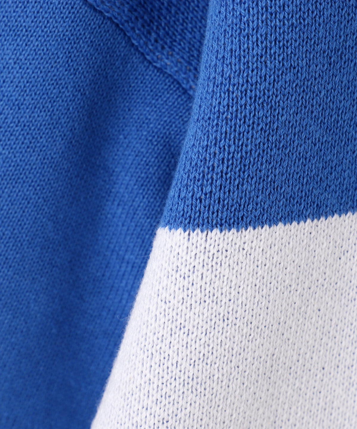 overprint/オーバープリント/OVAL V NECK COTTON KNIT