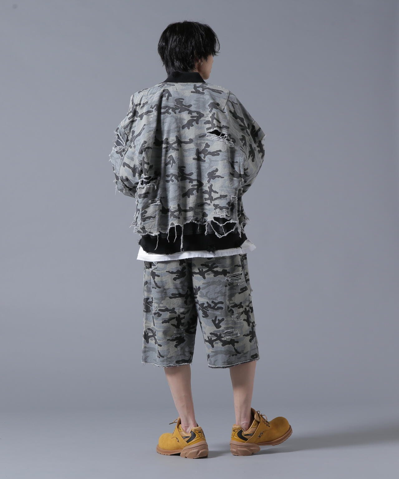 DankeSchon/ダンケシェーン/LAYER RIPSTOP CAMO&DENIM MA-1
