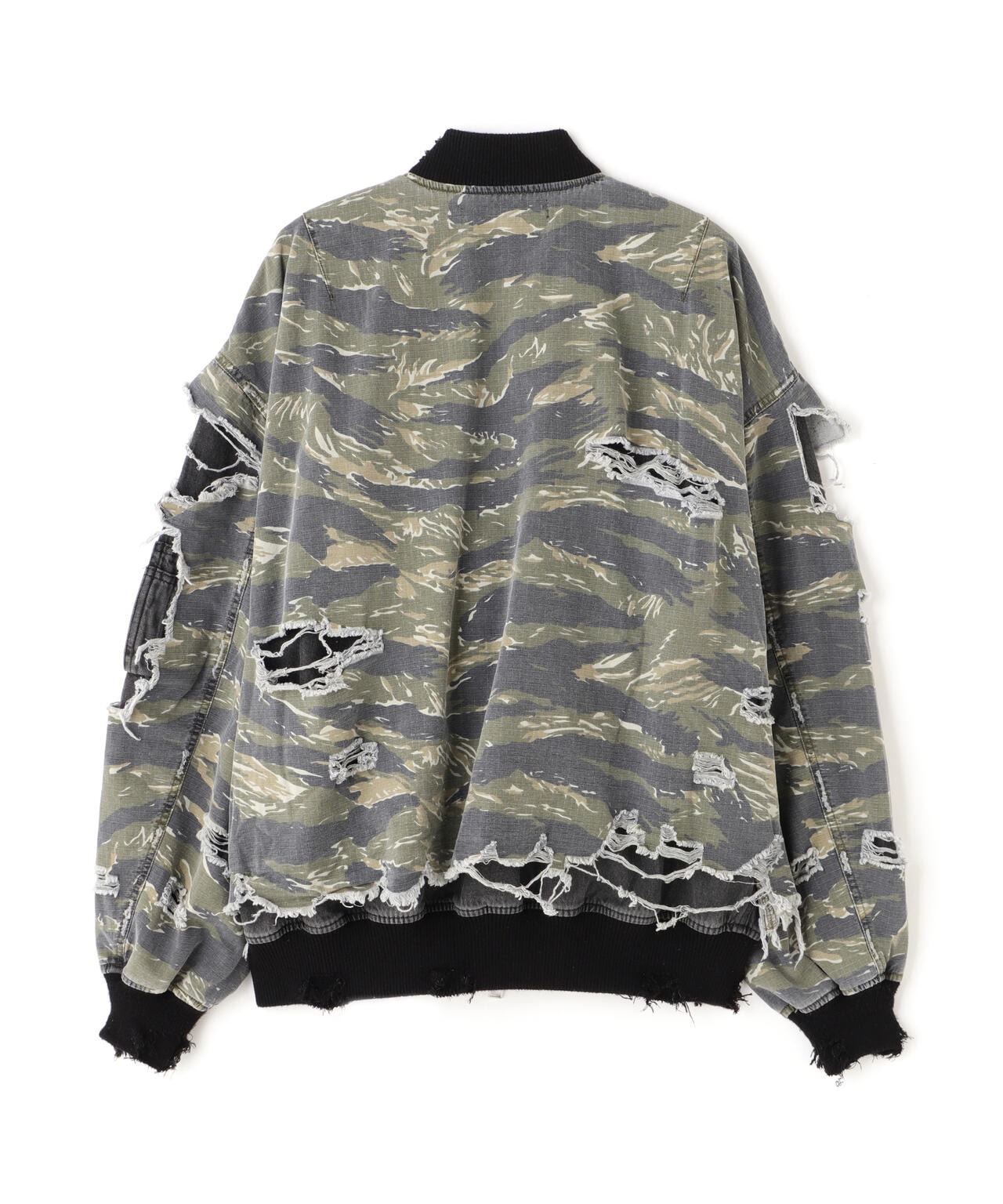 DankeSchon/ダンケシェーン/LAYER RIPSTOP CAMO&DENIM MA-1