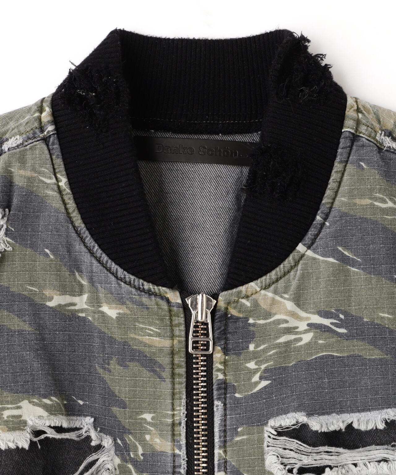 DankeSchon/ダンケシェーン/LAYER RIPSTOP CAMO&DENIM MA-1