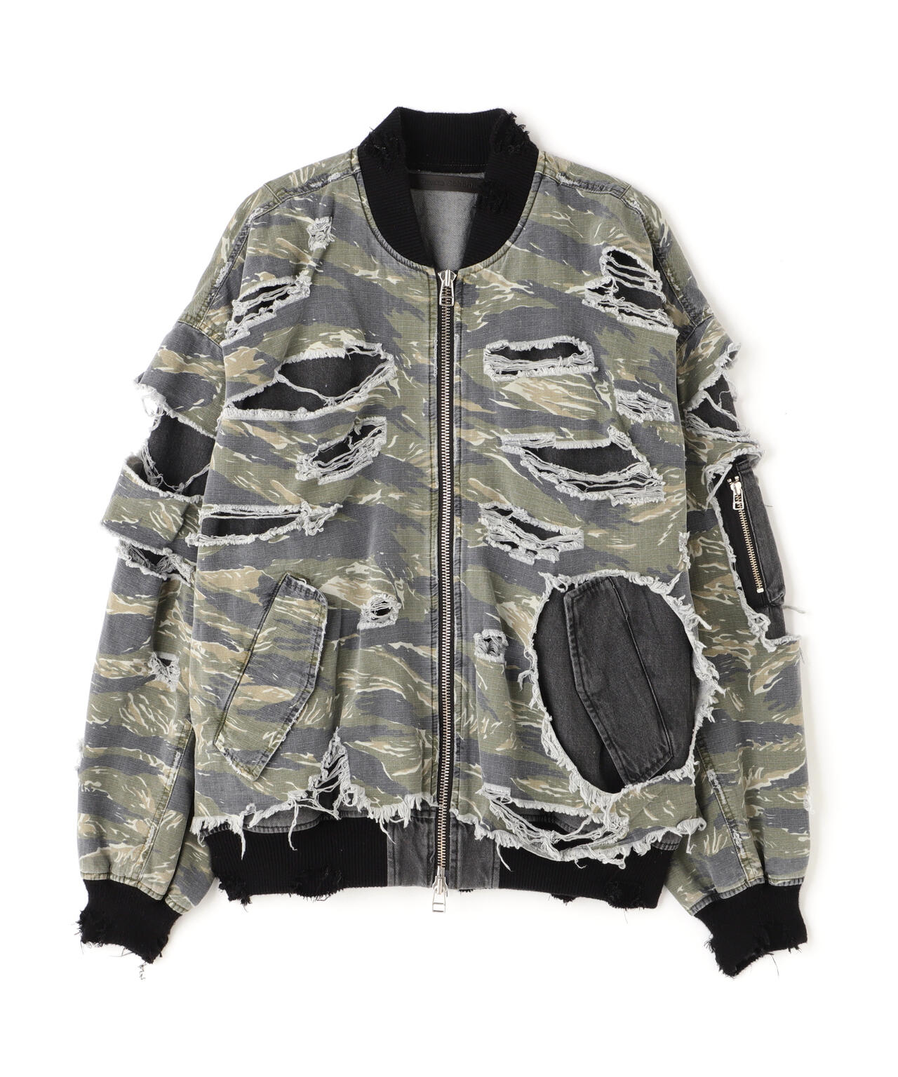 DankeSchon/ダンケシェーン/LAYER RIPSTOP CAMO&DENIM MA-1