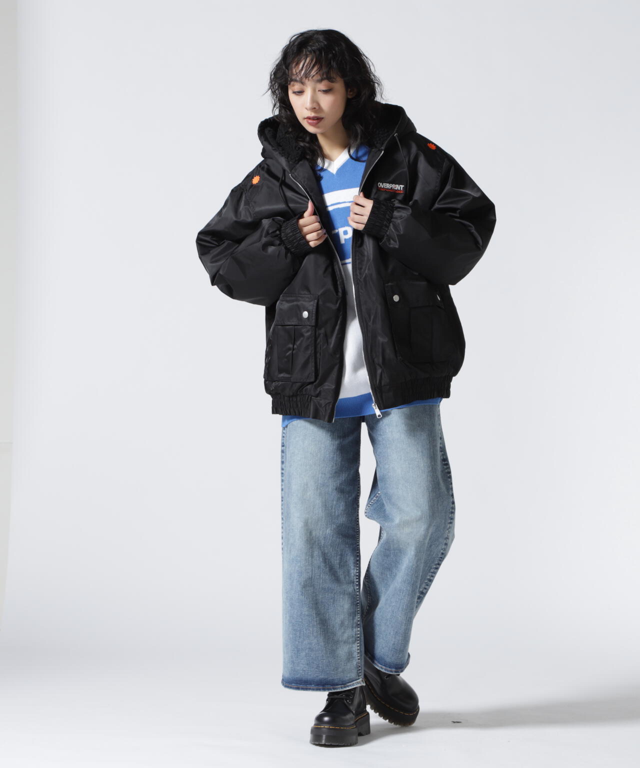 overprint/オーバープリント/HOODIE JACKET