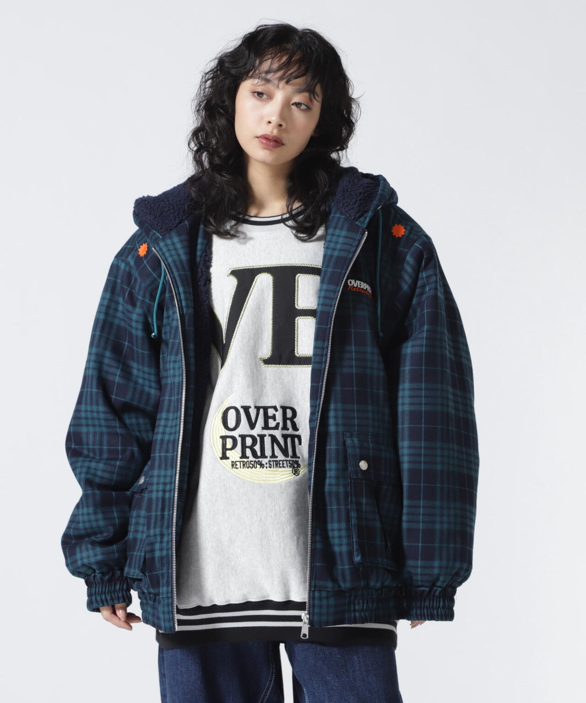 overprint/オーバープリント/HOODIE JACKET