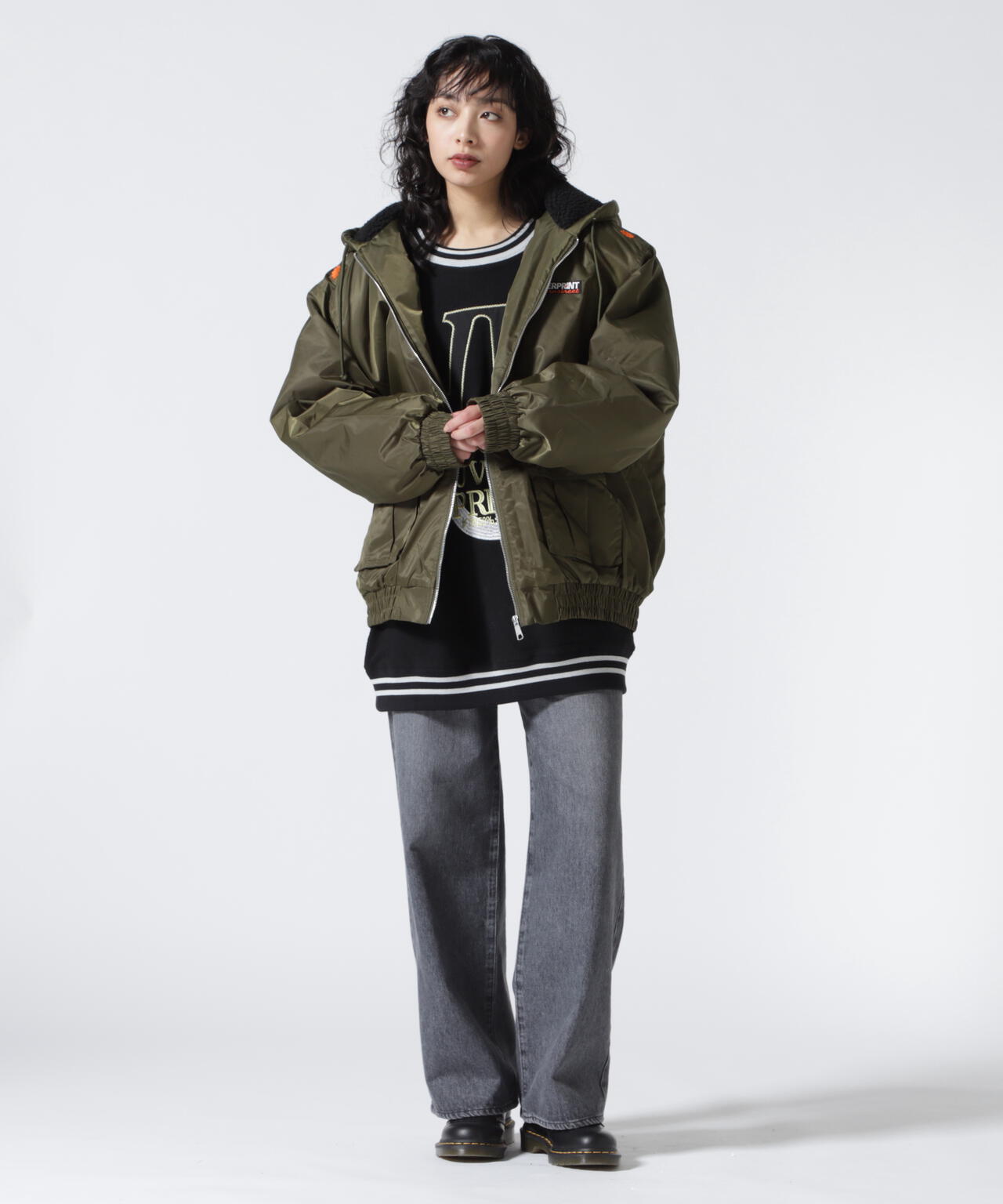 overprint/オーバープリント/HOODIE JACKET