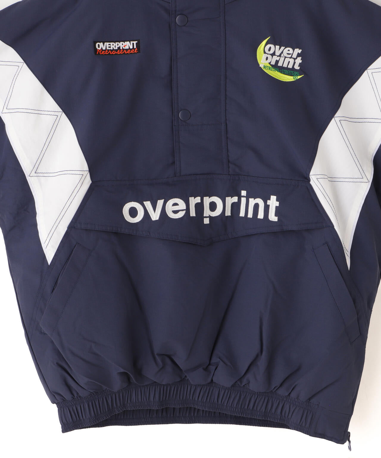 overprint/オーバープリント/HALF ZIP STADIUM JACKET