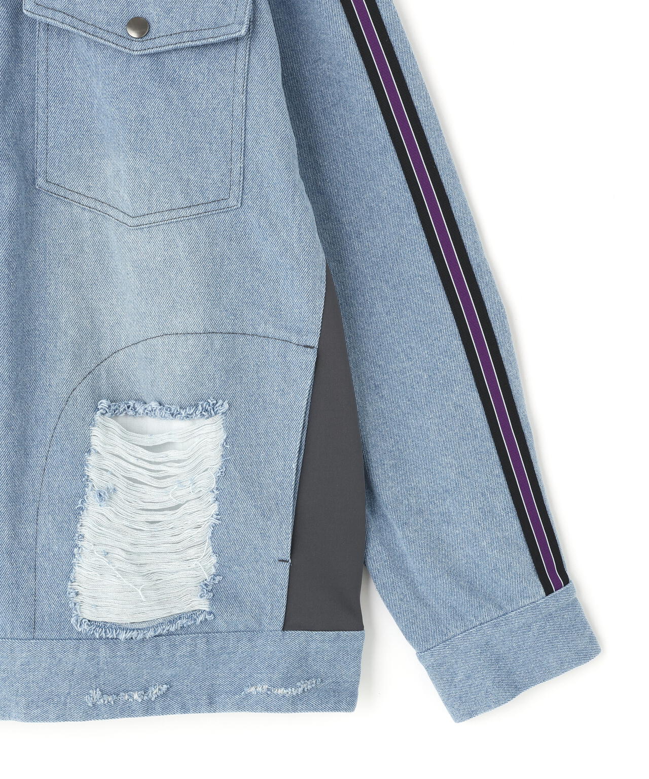 neuron/にゅうろん/デニムジャージジャケット