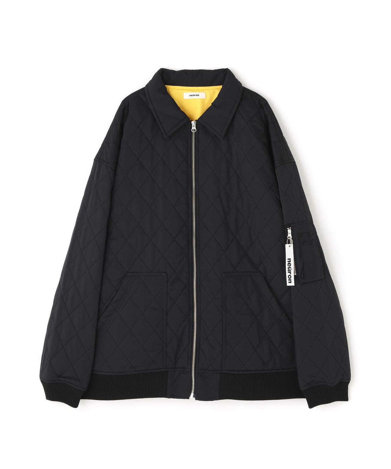 neuron/にゅうろん/キルティングブルゾン