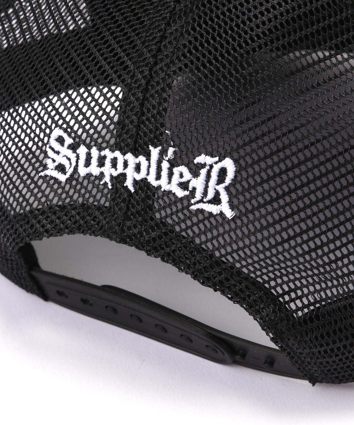 SUPPLIER/サプライヤー/FLEUR LEATHER PATCH MESH CAP