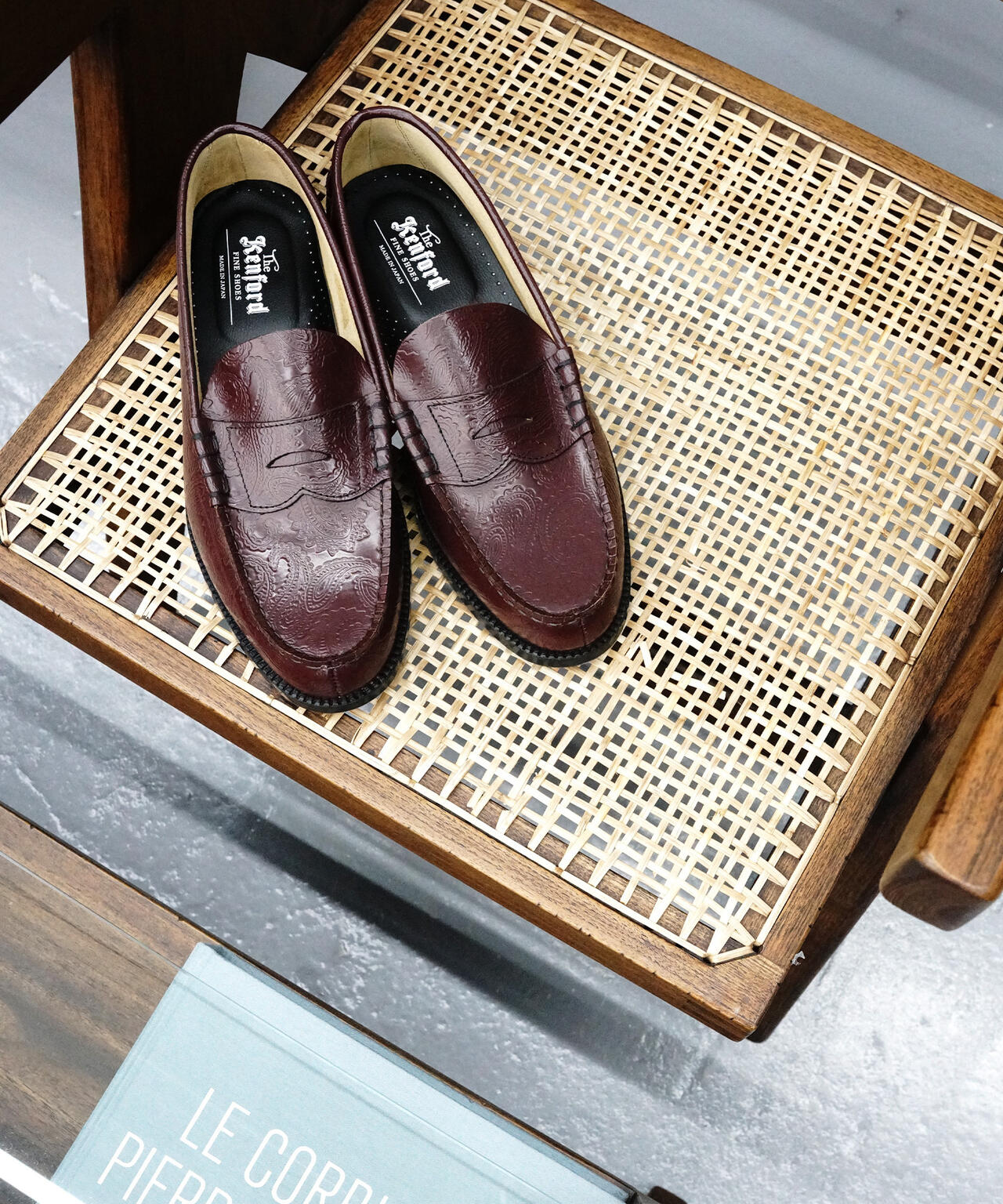 The Kenford Fineshoes/【LHP EXCLUSIVE】WINE PAISLRY LOAFERS