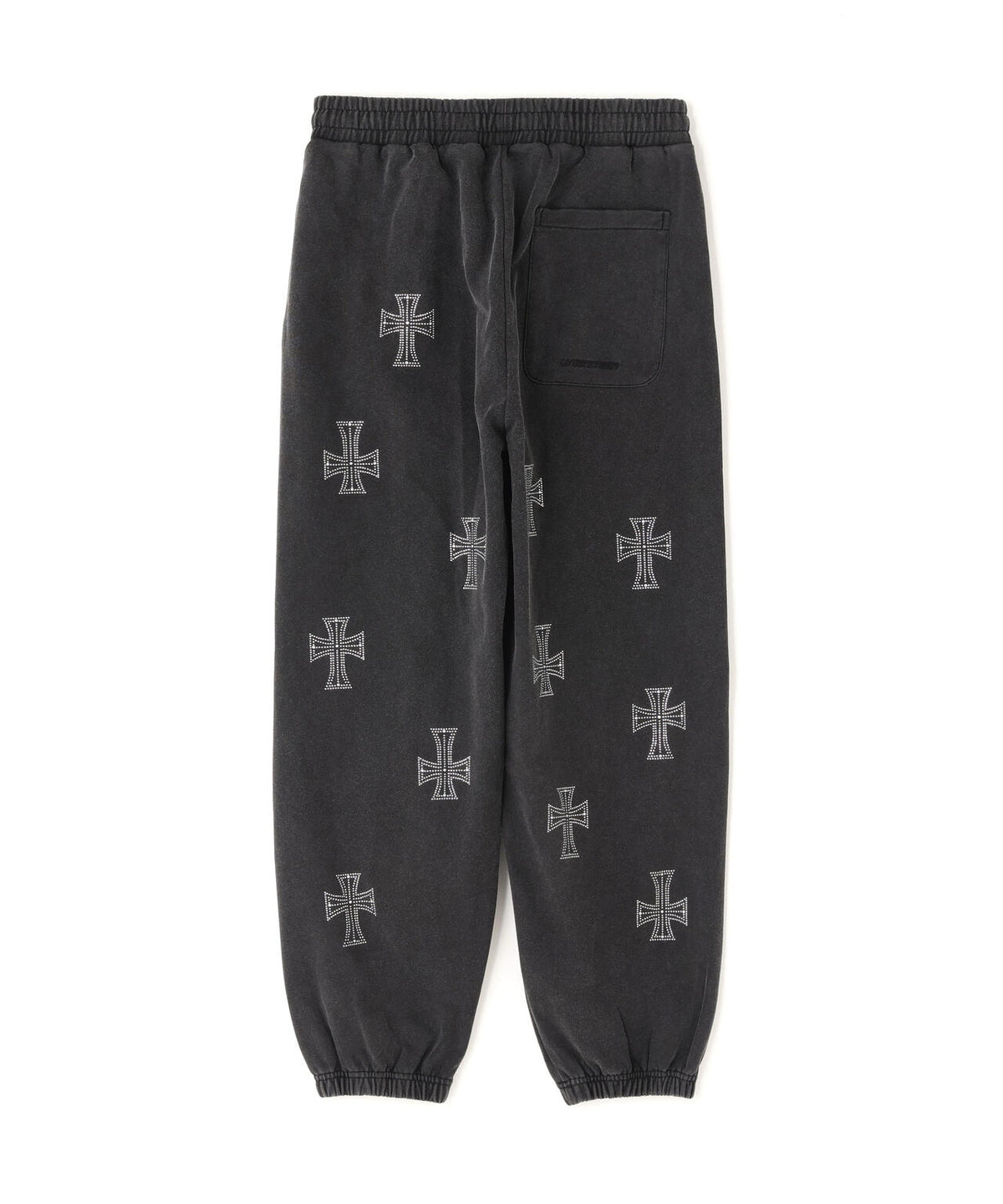 UNKNOWNLONDON/アンノウンロンドン/OUTLINE RHINESTONE SWEAT PANTS