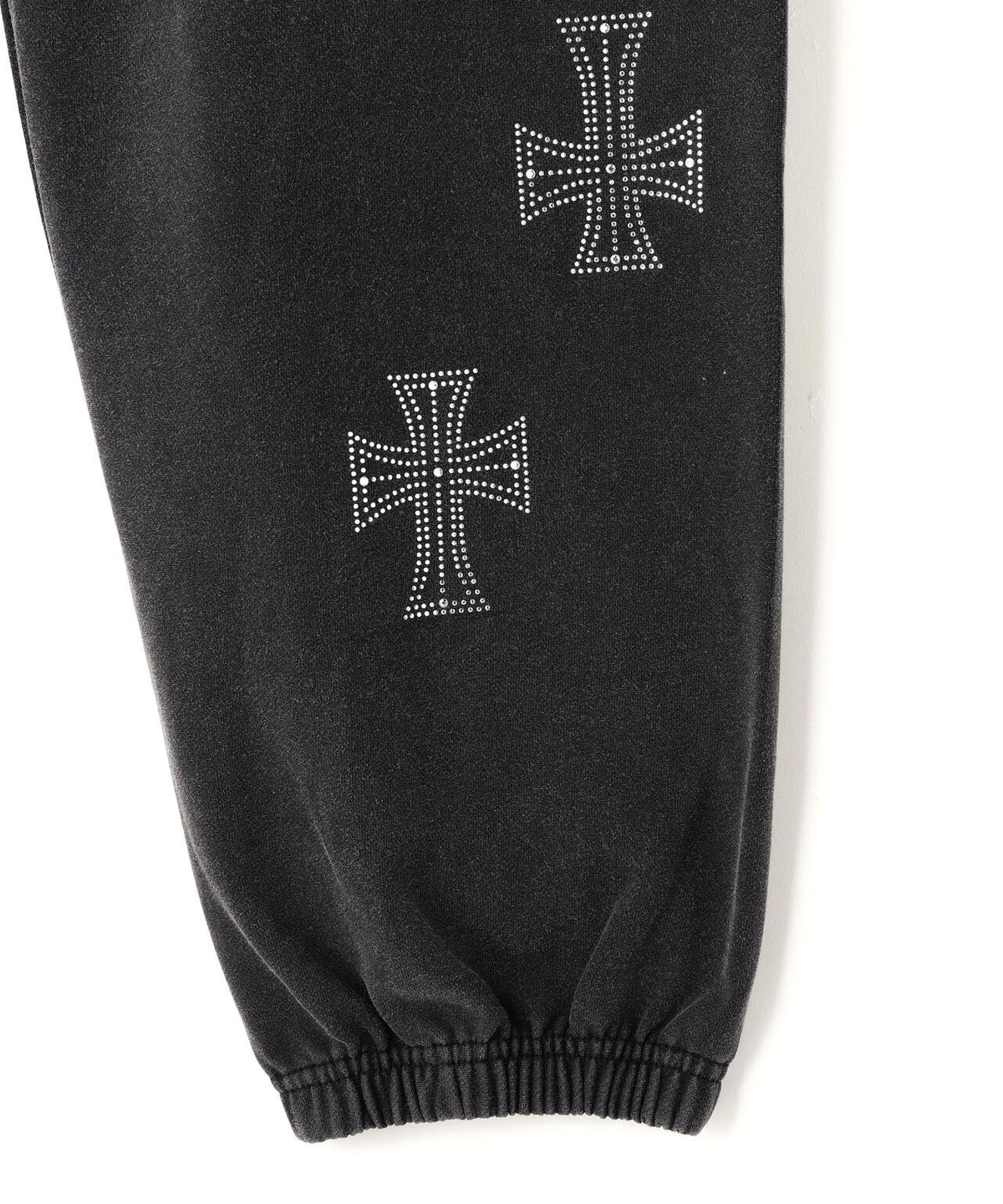 UNKNOWNLONDON/アンノウンロンドン/OUTLINE RHINESTONE SWEAT PANTS