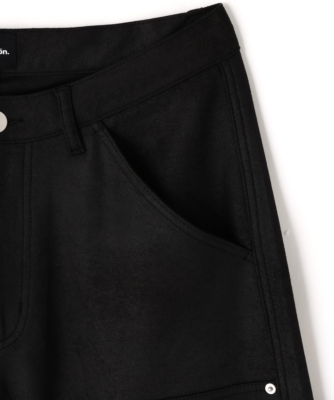 【WEB&DEPOT限定】DankeSchon/ダンケシェーン/ECOSUEDO W-KNEE PANTS