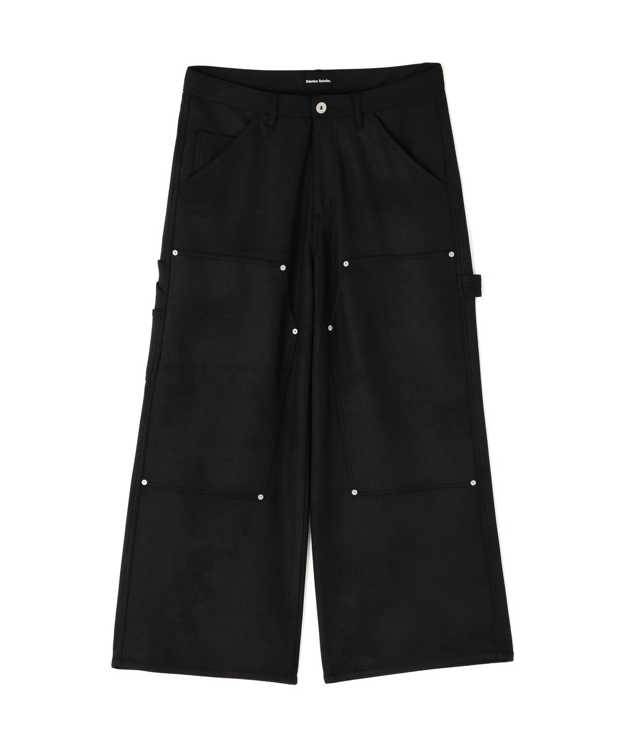 【WEB&DEPOT限定】DankeSchon/ダンケシェーン/ECOSUEDO W-KNEE PANTS