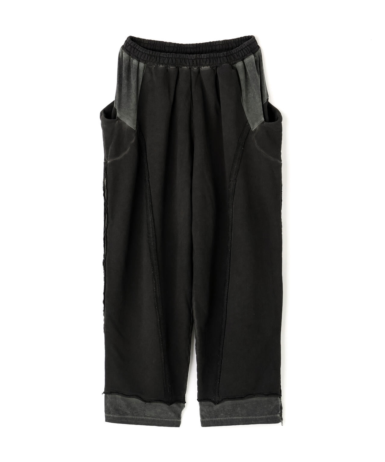 WHITELAND/ホワイトランド/ZIP WIDE SWEAT PANTS