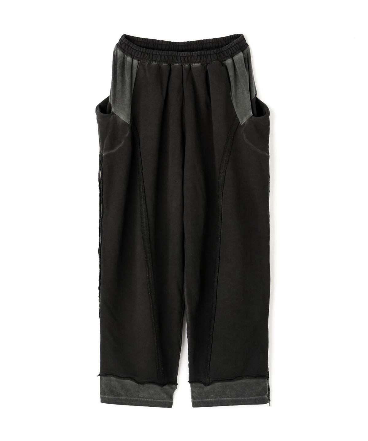 WHITELAND/ホワイトランド/ZIP WIDE SWEAT PANTS