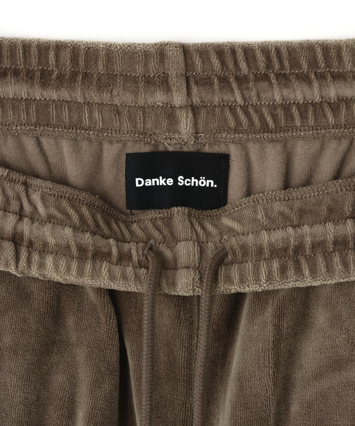 【WEB&DEPOT限定】DankeSchon/ダンケシェーン/VELOUR PANTS