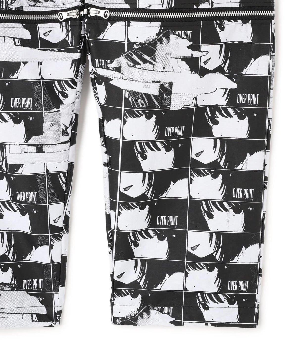 overprint/オーバープリント/FACE KNEE ZIP PANTS