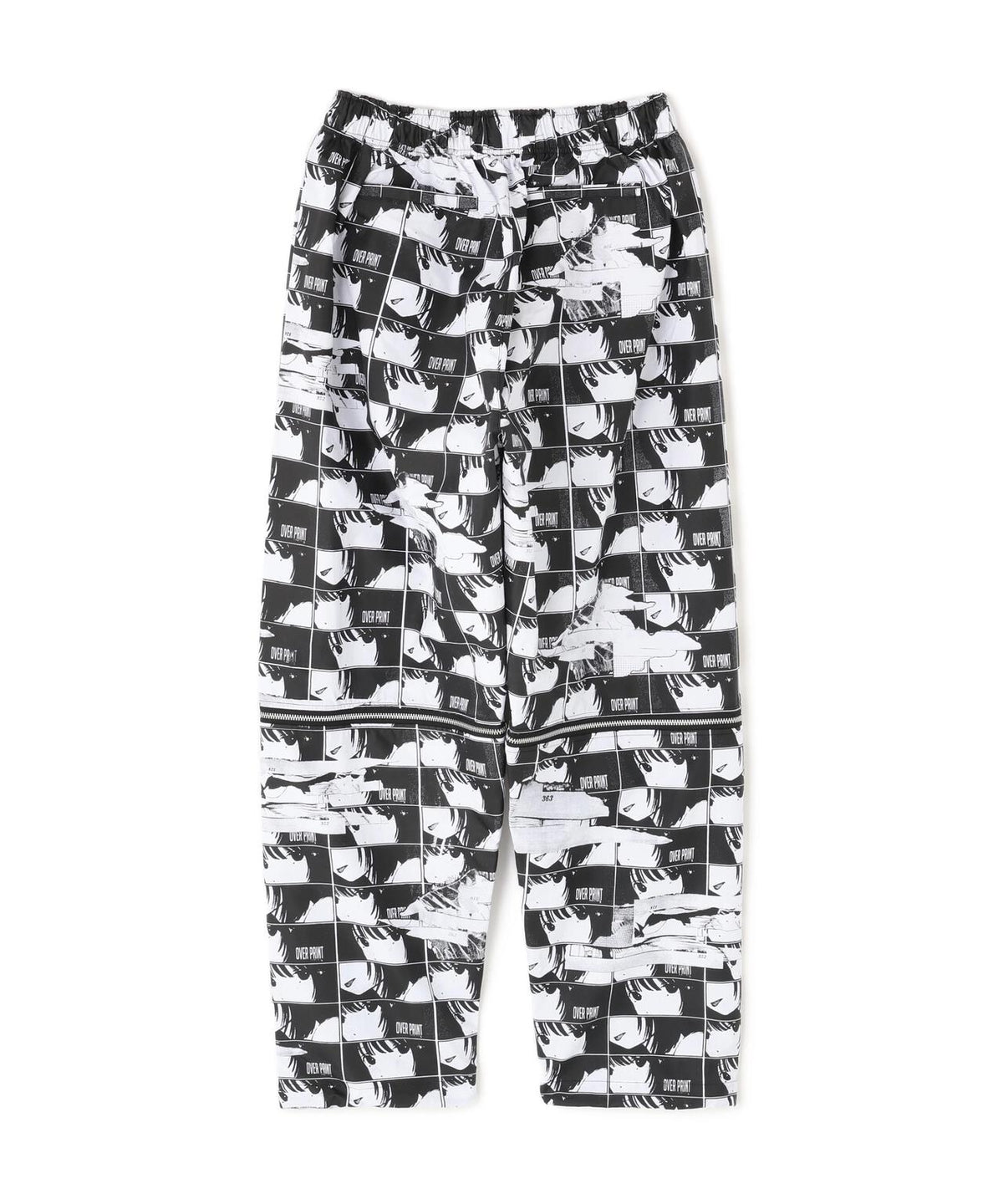 overprint/オーバープリント/FACE KNEE ZIP PANTS