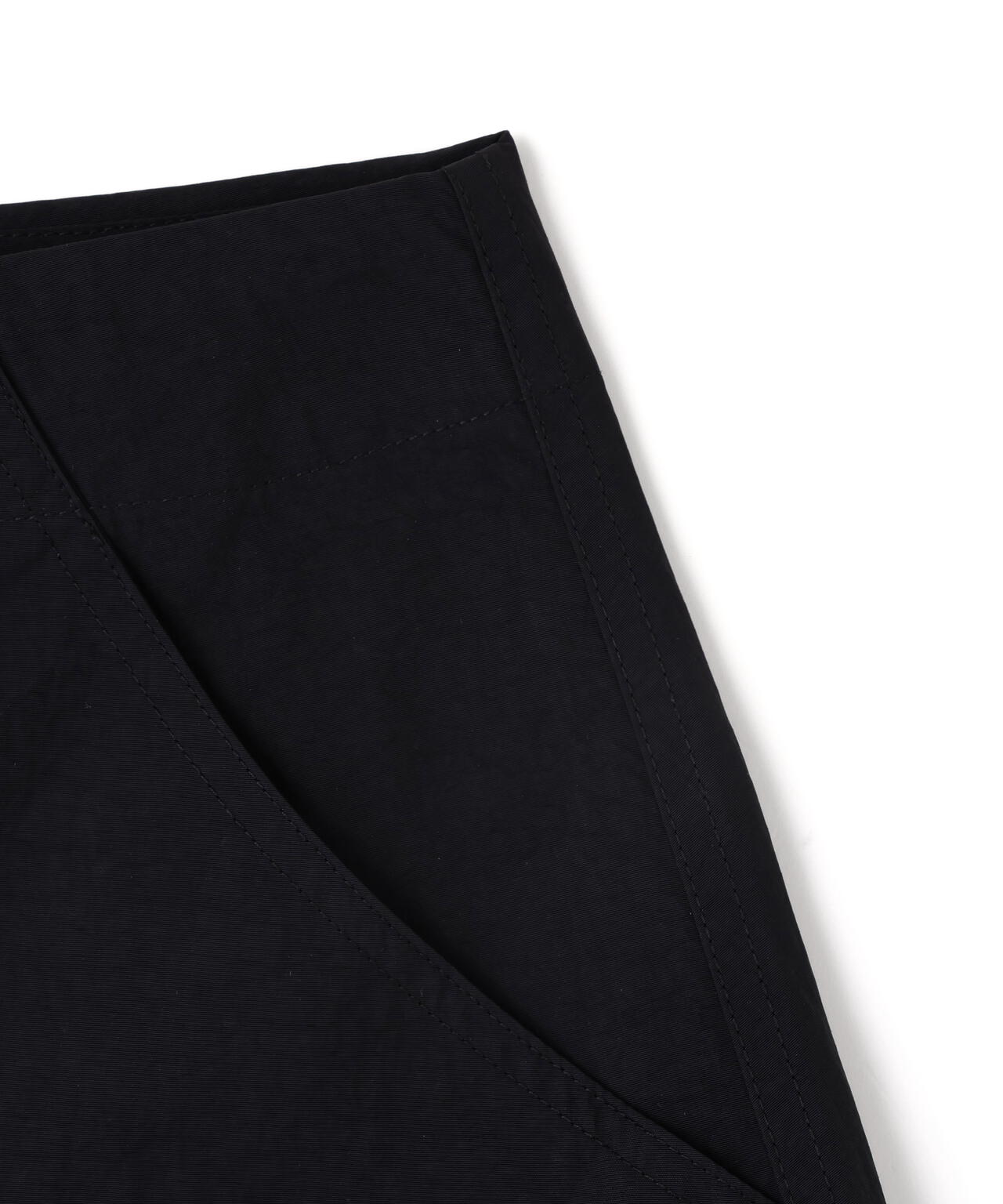 NACHE/ナチェ/PINTUCK NYLON PANTS BLACK