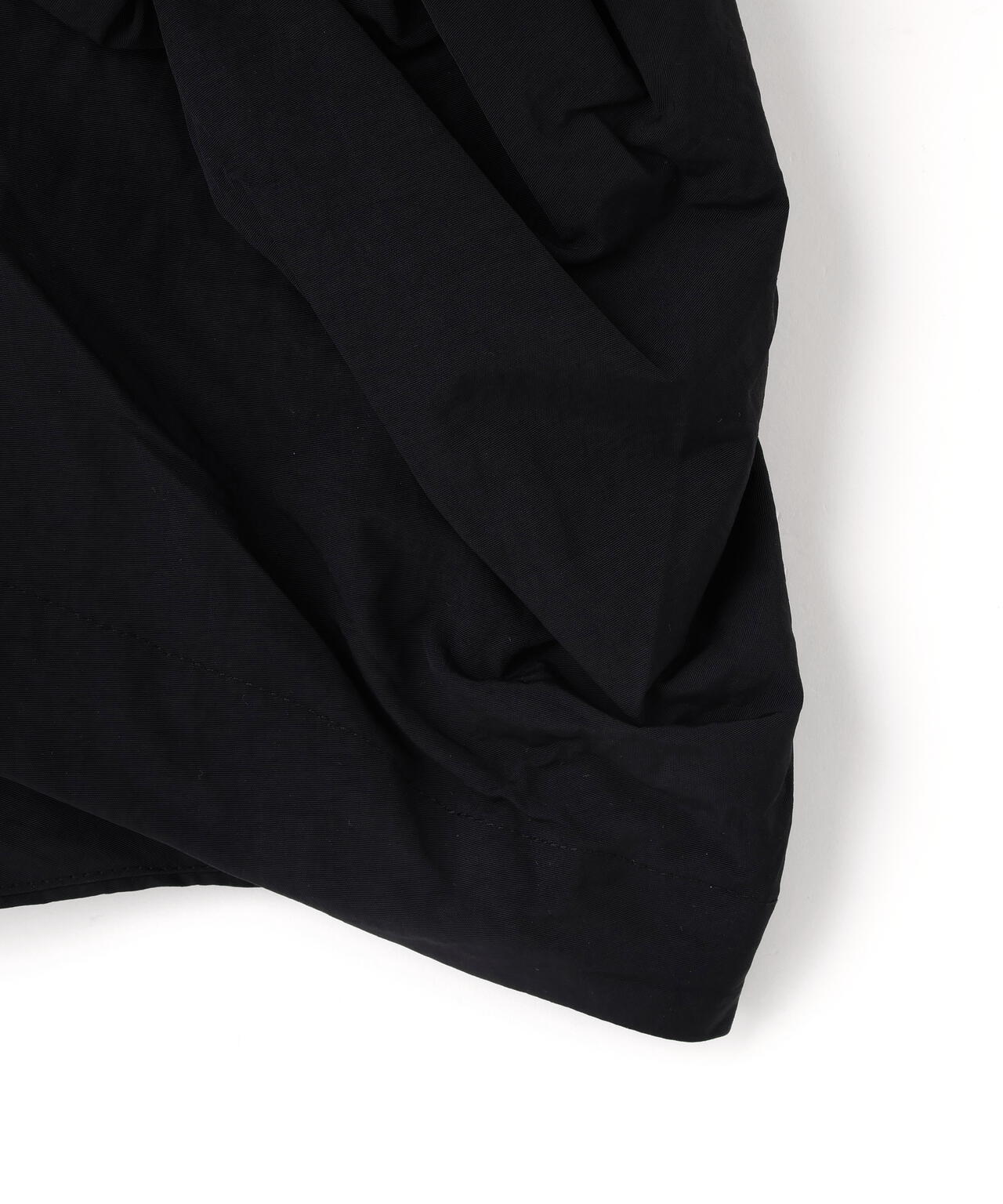NACHE/ナチェ/PINTUCK NYLON PANTS BLACK