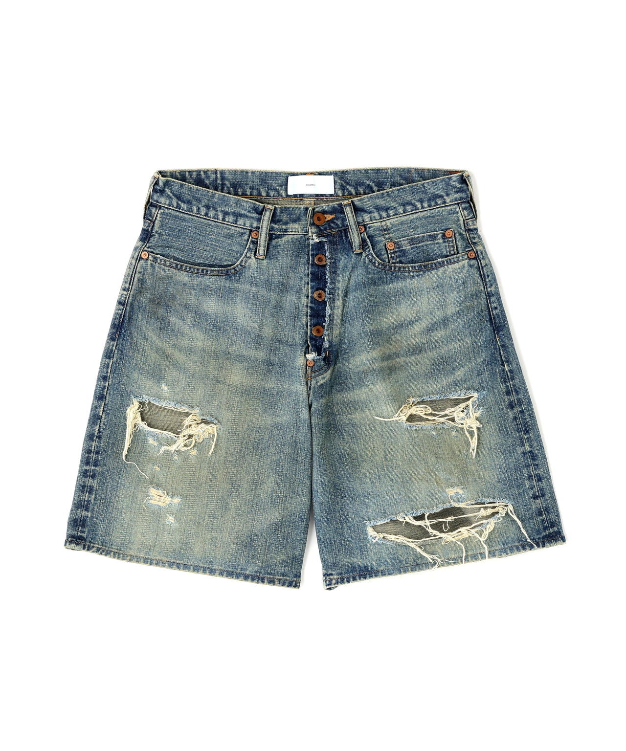 SUGARHILL/シュガーヒル/DAMAGED MODERN DENIM PANTS SHORTS