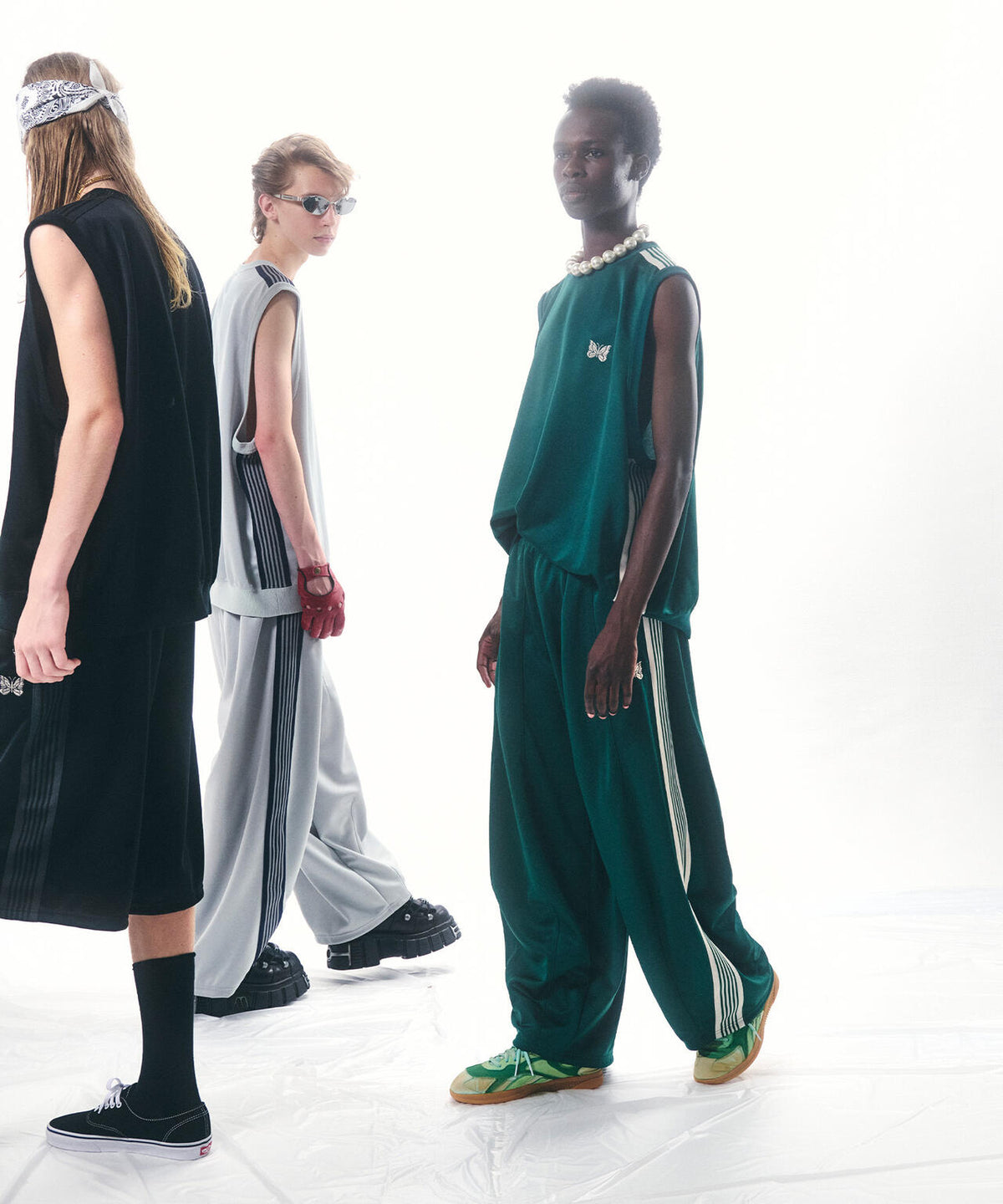 NEEDLES/ニードルズ/【LHP EXCLUSIVE】TRACK PANT SHORTS - POLY SMOOTH