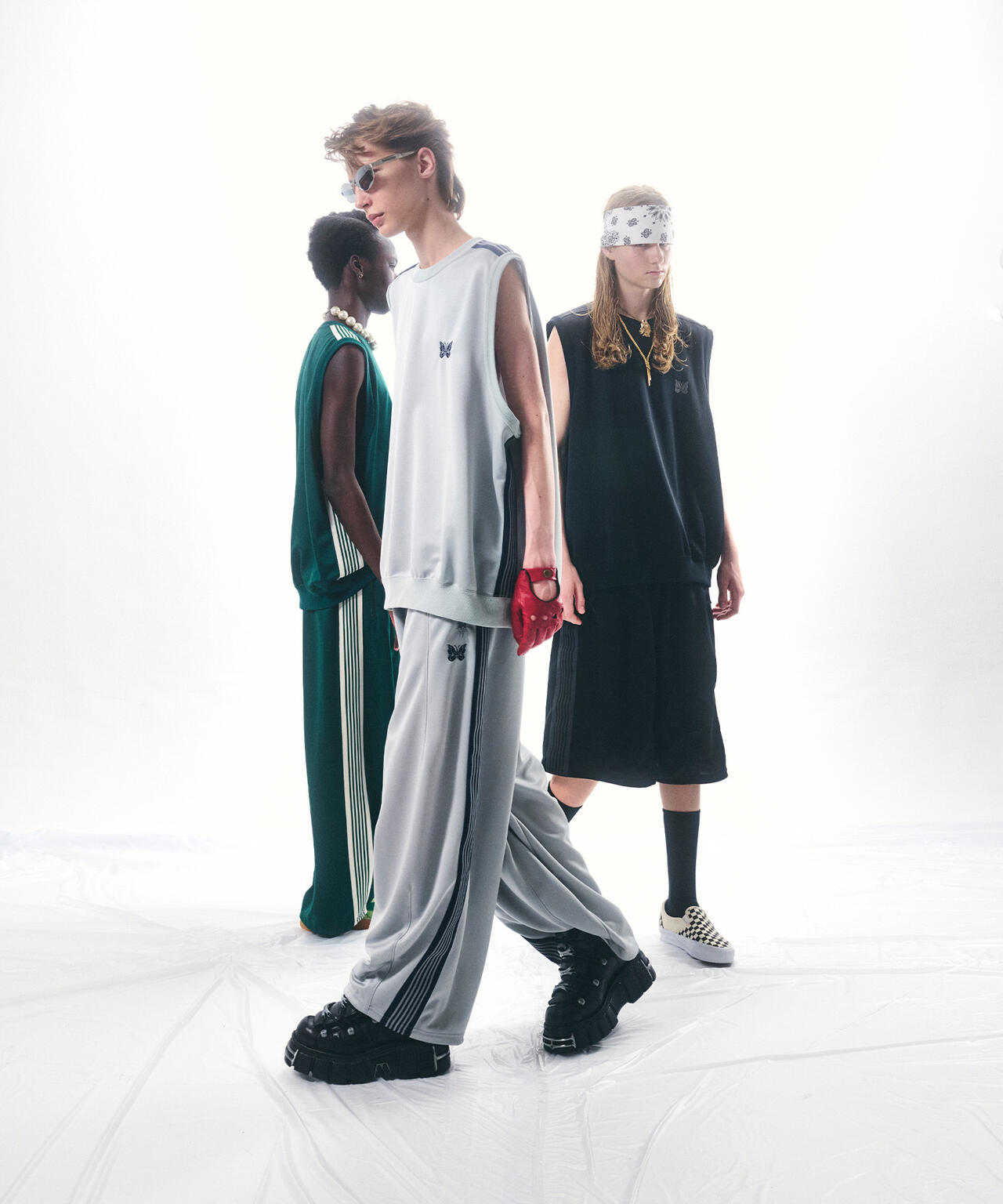 NEEDLES/ニードルズ/【LHP EXCLUSIVE】TRACK PANT SHORTS - POLY SMOOTH