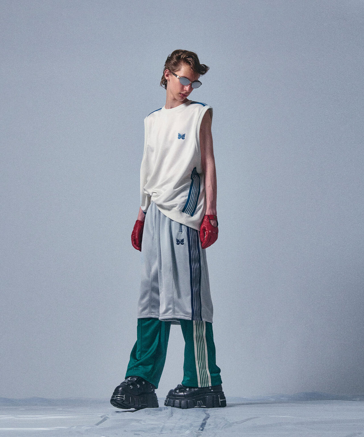 NEEDLES/ニードルズ/【LHP EXCLUSIVE】TRACK PANT SHORTS - POLY SMOOTH