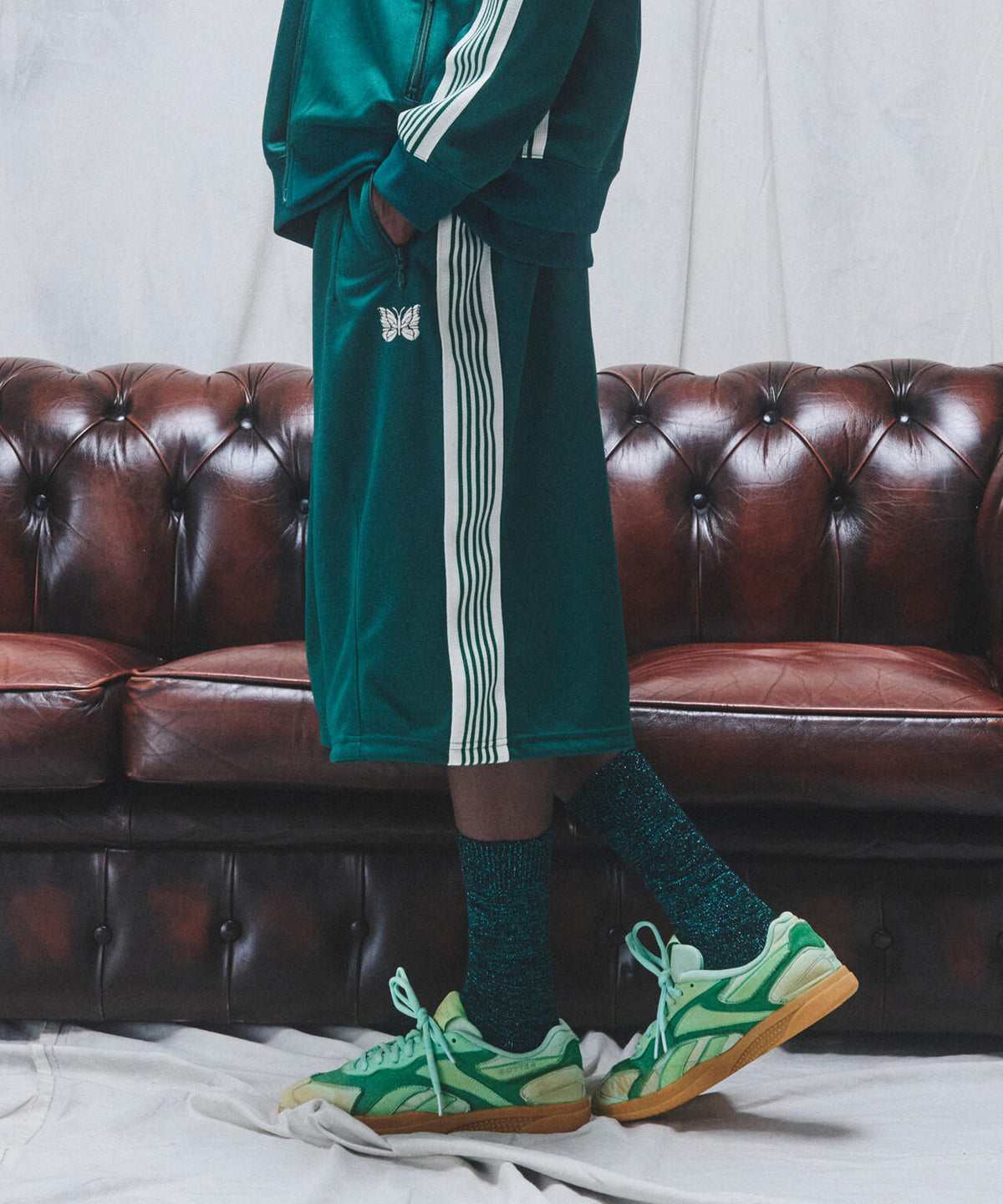 NEEDLES/ニードルズ/【LHP EXCLUSIVE】TRACK PANT SHORTS - POLY SMOOTH