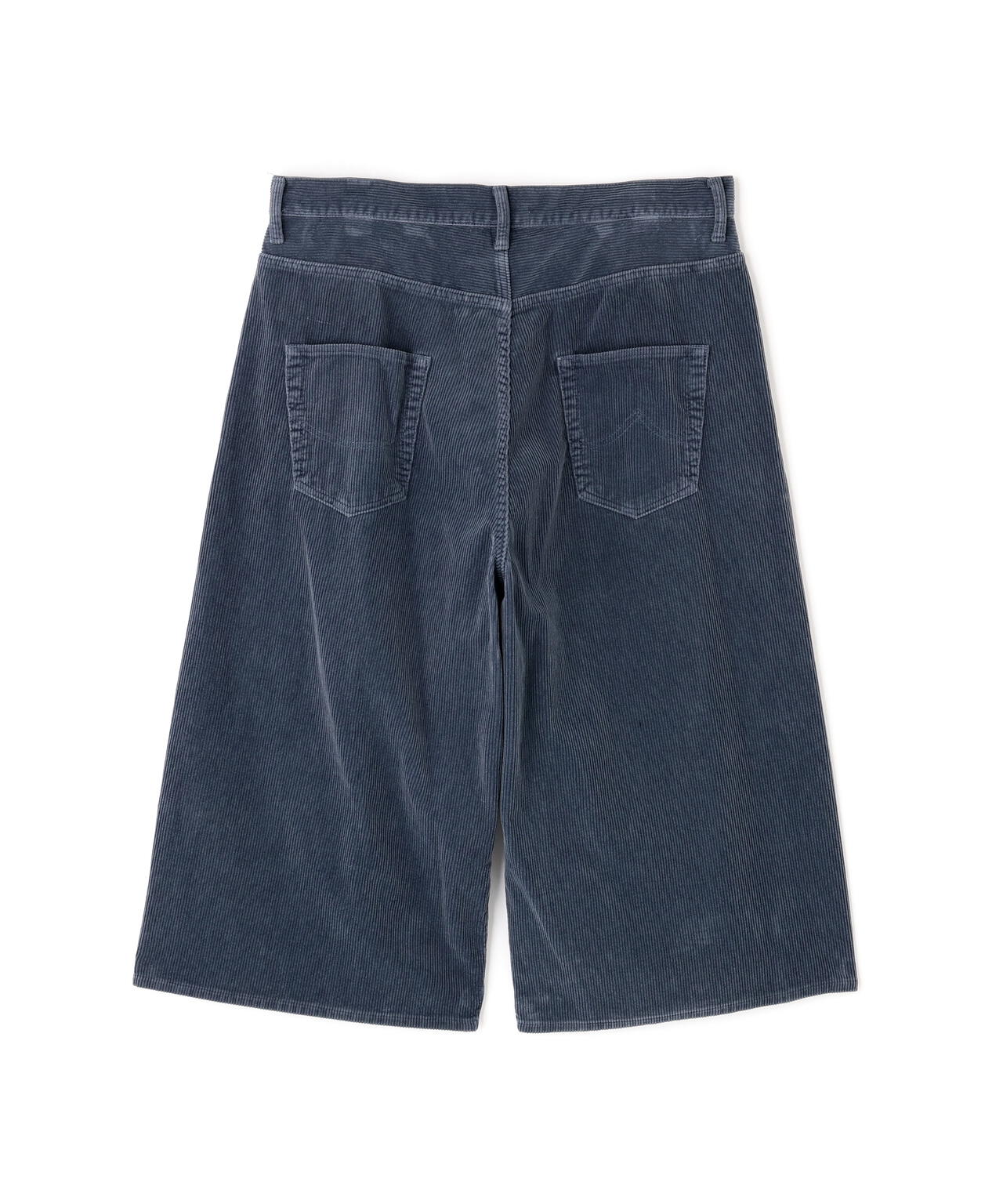 doublet/ダブレット/BONE APPLIQUE CORDUROY CROPPED PANTS