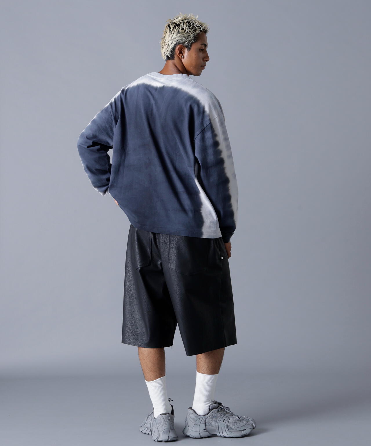 DankeSchon/ダンケシェーン/PULEATHER W-KNEE SHORTS