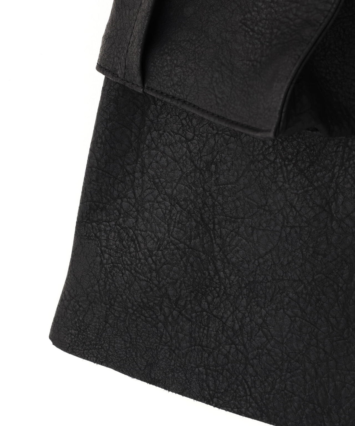 DankeSchon/ダンケシェーン/PU LEATHER CARGO SHORTS