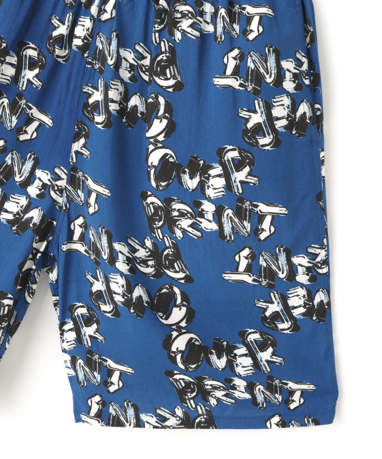 overprint/オーバープリント/CHAIN LOGO RAYON HALF PANTS